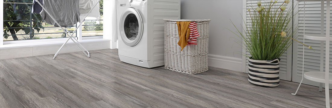 Laundry Room With Knockout Arlington Floor