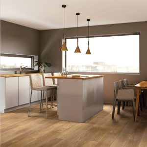 Eastern Flooring RockLock Plus Room Scene With Tunnelton Floor Sample On It